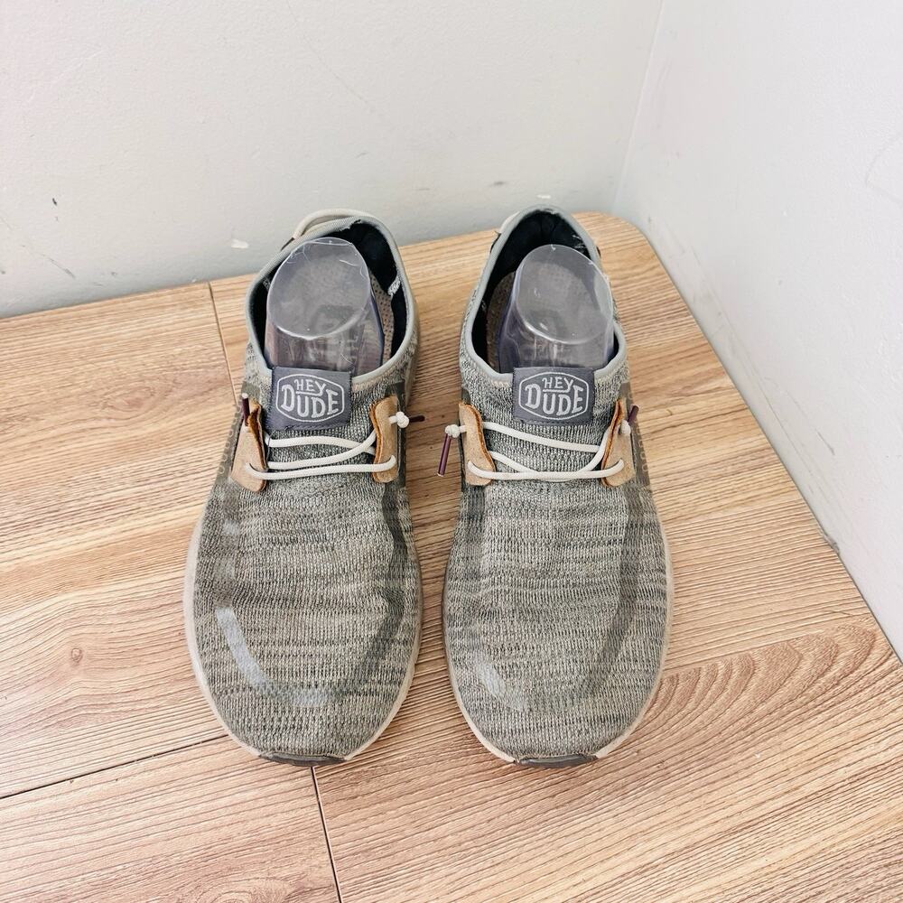 Hey Dude Sirocco slip-on sneakers Gray Size 11 - Picture 4 of 11